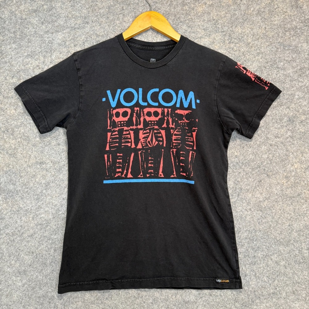 VTG Volcom Todd Bratrud Featured Artist Shirt Medium Slim (fits Small)‎ Y2k 2006